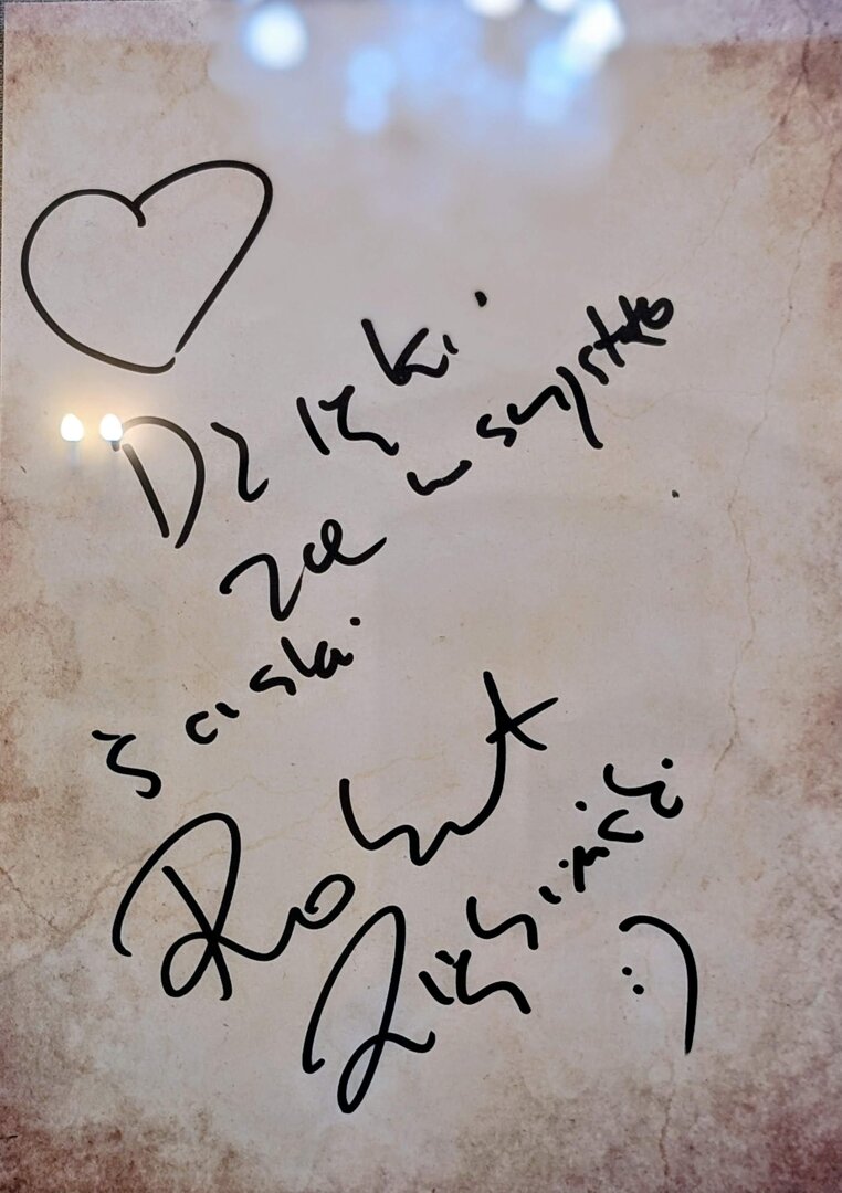Autograf Roberta Ziębińskiego